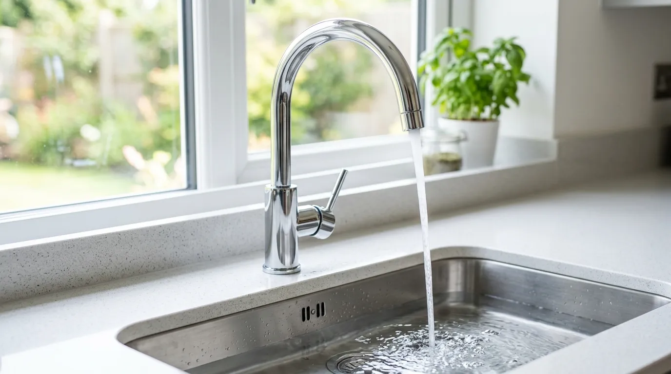 Local Plumbing Master Pros same day plumber fixing a faucet in Woodside, CA